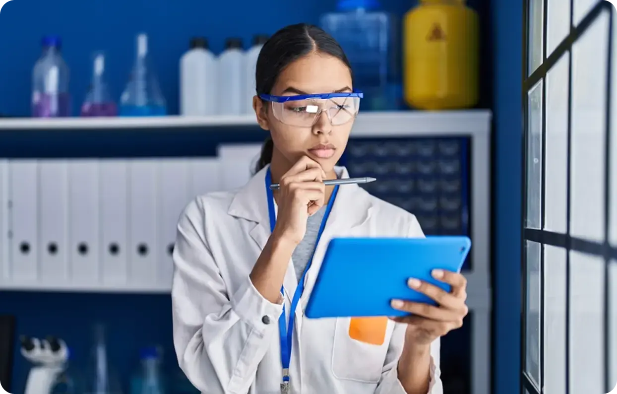 researcher-looking-at-an-ipad
